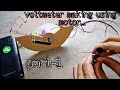 Homemade dc voltmeter using dc motor..(part-1)