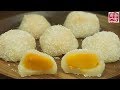 Mango glutinous rice balls。软糯Q弹的芒果糯米滋，美味又简单的一道小甜点，老少皆宜。