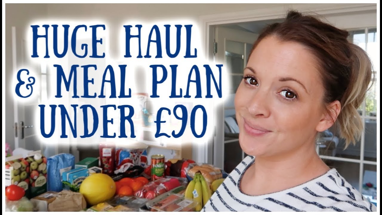 Tesco shop and meal plan YouTube