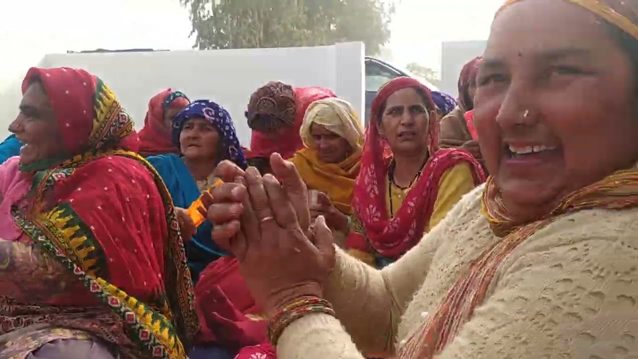 भजन चोरासी घंटे बाजे ए मेरी मईया के दरबार में बिलकुल नया हरियाणवी भजन लुगाइयां के हरियाणवी गीत 