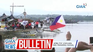 Nasa 100 bangkang kasama sa "Atin Ito" civilian mission, lumalayag... | GMA Integrated News Bulletin