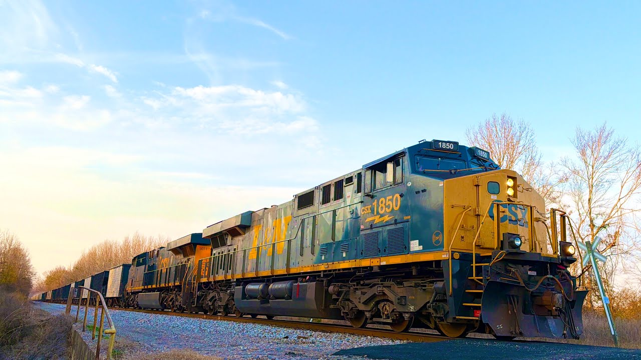 Augusta, GA Railfanning with Snow | L&N Heritage + C343 Rare Loaded Coal Train 2/2-3/2026
