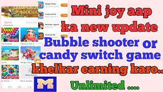 Mini joy aap ka new update.... switch candy or bubble shooter game update 2020 screenshot 3