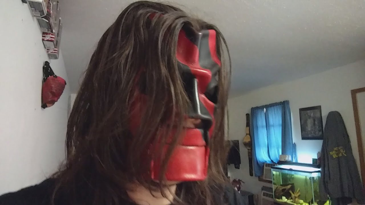 WWE Kane Mask Invasion 2001/chef boyardee mask - YouTube