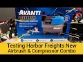 Test & Review Of Harbor Freight's New Airbrush And Compressor Combo - Is It Worth It ?