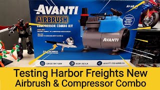 Test & Review Of Harbor Freight's New Airbrush And Compressor Combo  Is It Worth It ?