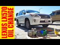 Lexus LX570 / Land Cruiser DIY Oil Change by my 12 year old