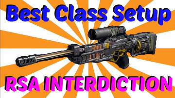Best Class Setup for the RSA INTERDICTION! Call of Duty Black Ops 3 Multiplayer Classes