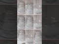 Vintage Hazel Atlas Nesting Mixing Clear Pillar Ribbed Bowl Square Base Set