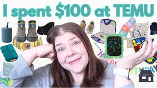 I spent $100 at Temu! Baby Shoes, Toddler Activities and Everything in Between!!