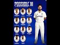 Ind Playing11 vs SA For 2nd test👿🔥 #shorts #ytshorts #youtubeshorts #indvssa #playing #testcricket