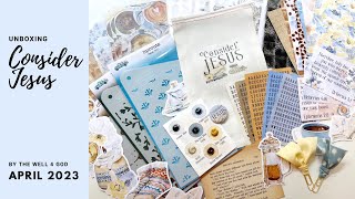 Consider Jesus | Bible Journaling Kit Unboxing | By The Well 4 God | NEW