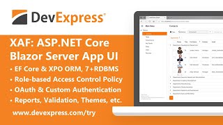 Blazor Web Apps with ASP.NET Core, C# and DevExpress XAF (Cross-Platform .NET App UI) screenshot 4