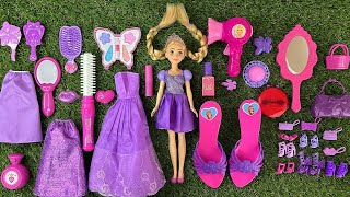 Unboxing Disney MATTEL Doll & Beauty Set Collection | ASMR Toys Review