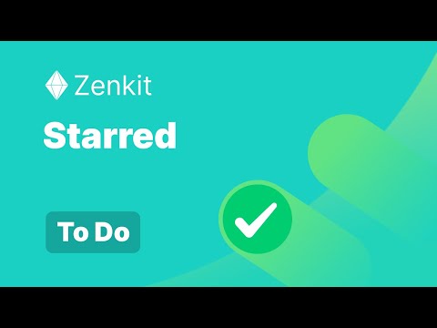 Starred - Zenkit To Do