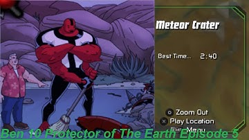 Ben 10 games protector of the Earth part 5 | Ben 10 in Meteor Crater | Pro GamePlay | Master Control