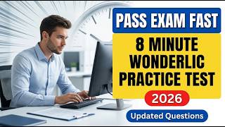 8 Minute Wonderlic Practice Test Updated for 2026 | Quick Drill to Pass Exam Fast Score HI