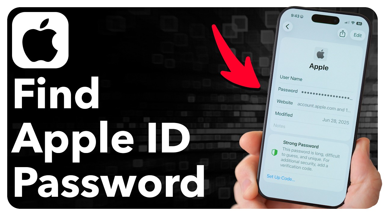 How To Find Apple ID Password On iPhone - YouTube