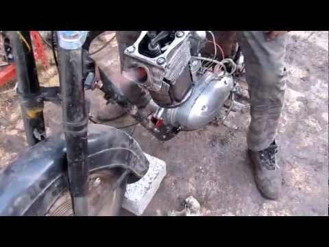 jawa 250 přestavba na  860ccm 4t.