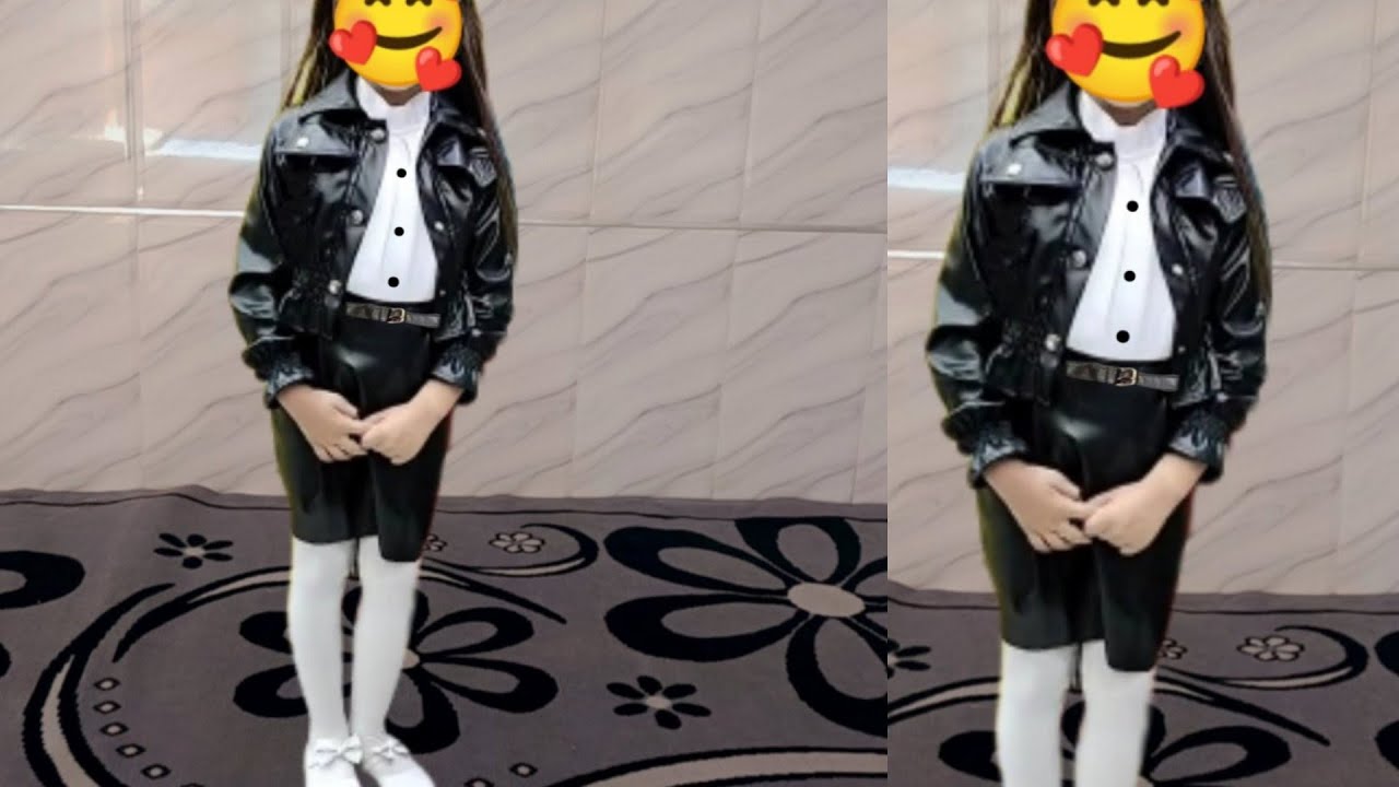 اسهل طريقه لتفصيل وخياطة مودال بنات صغار بنصف متر قماش فقط ( عمر 7/6/5 سنوات )