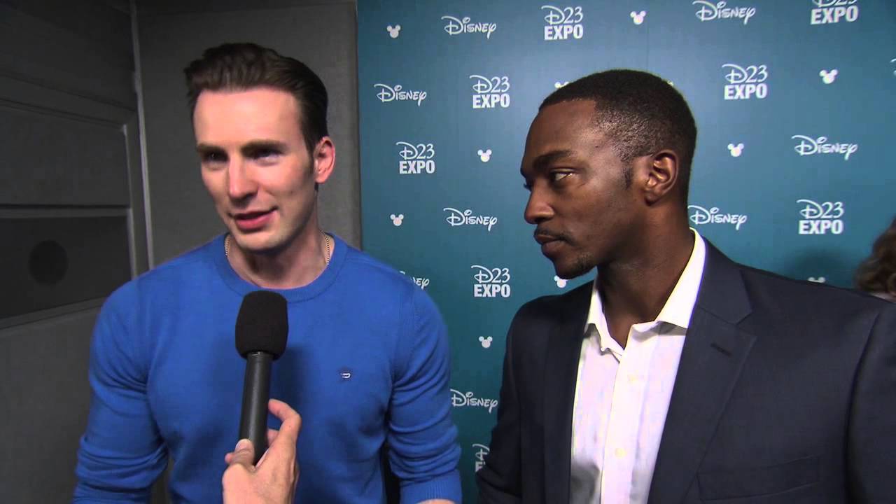 Chris Evans & Anthony Mackie talk Captain America Civil War D23 Expo