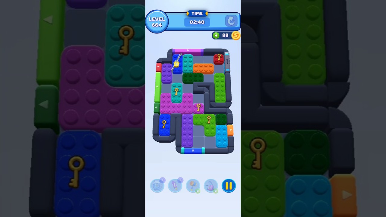 Color Block Jam Level 664 Walkthrough Solution