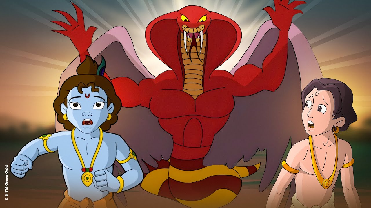 Krishna aur Balram - Pankhon Wala Saap | Cartoon for Kids in Hindi | Adventure Videos