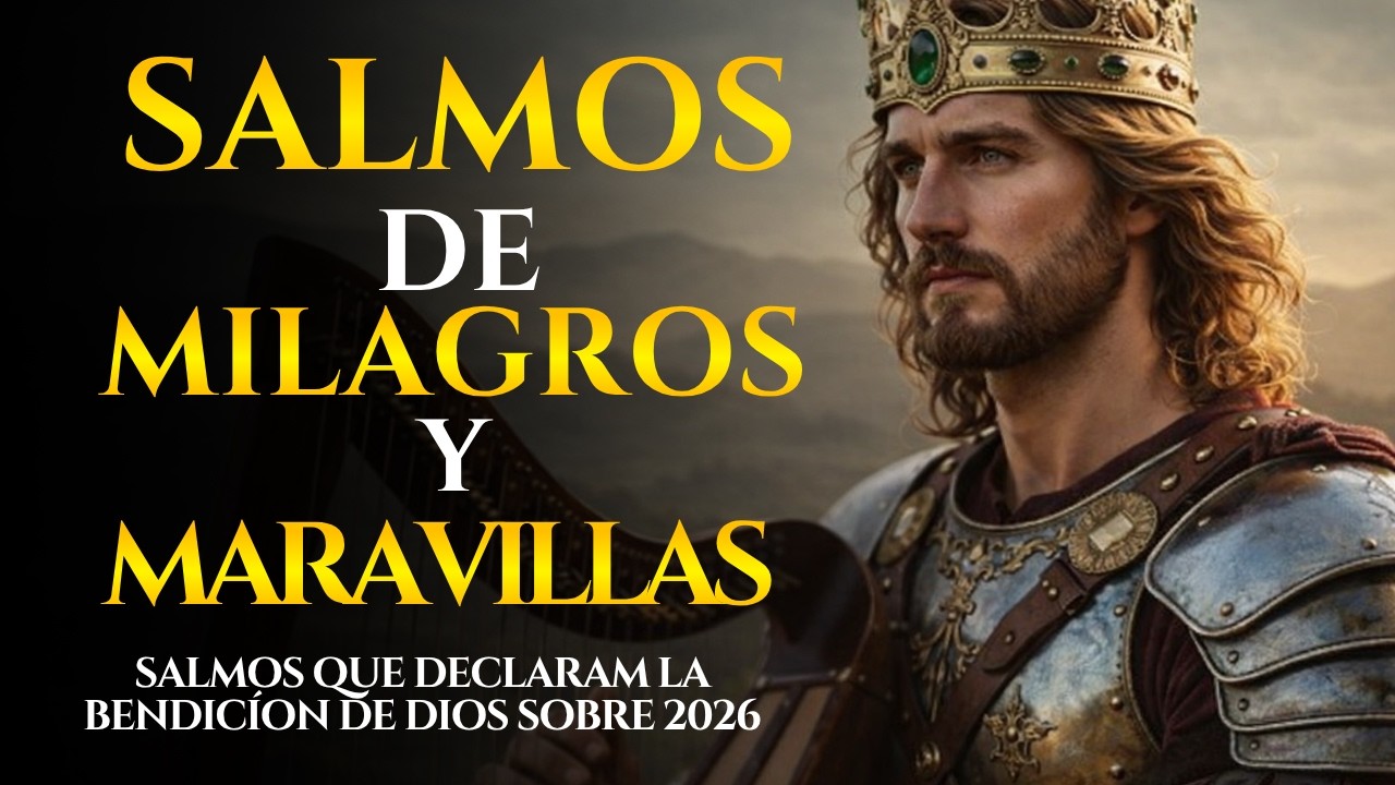 SALMOS DE PODER Y MILAGROS 2026 | Lo que David Cantaba y Dios Respondía ...
