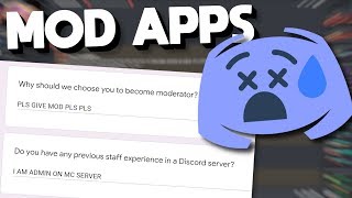 Reviewing YOUR Mod Applications... (Many Regrets)
