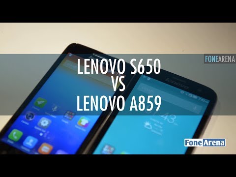 Lenovo S650 vs Lenovo A859 Hands On