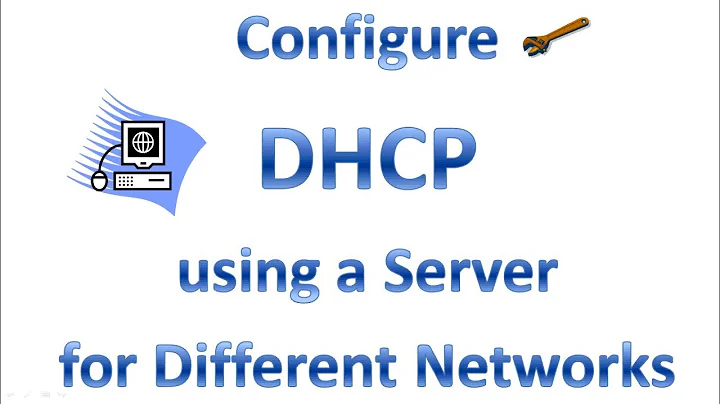 How to configure DHCP using a Server for Different Networks