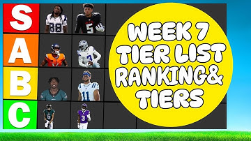Wide Receiver Rankings & Tiers   Week 7 Fantasy Football