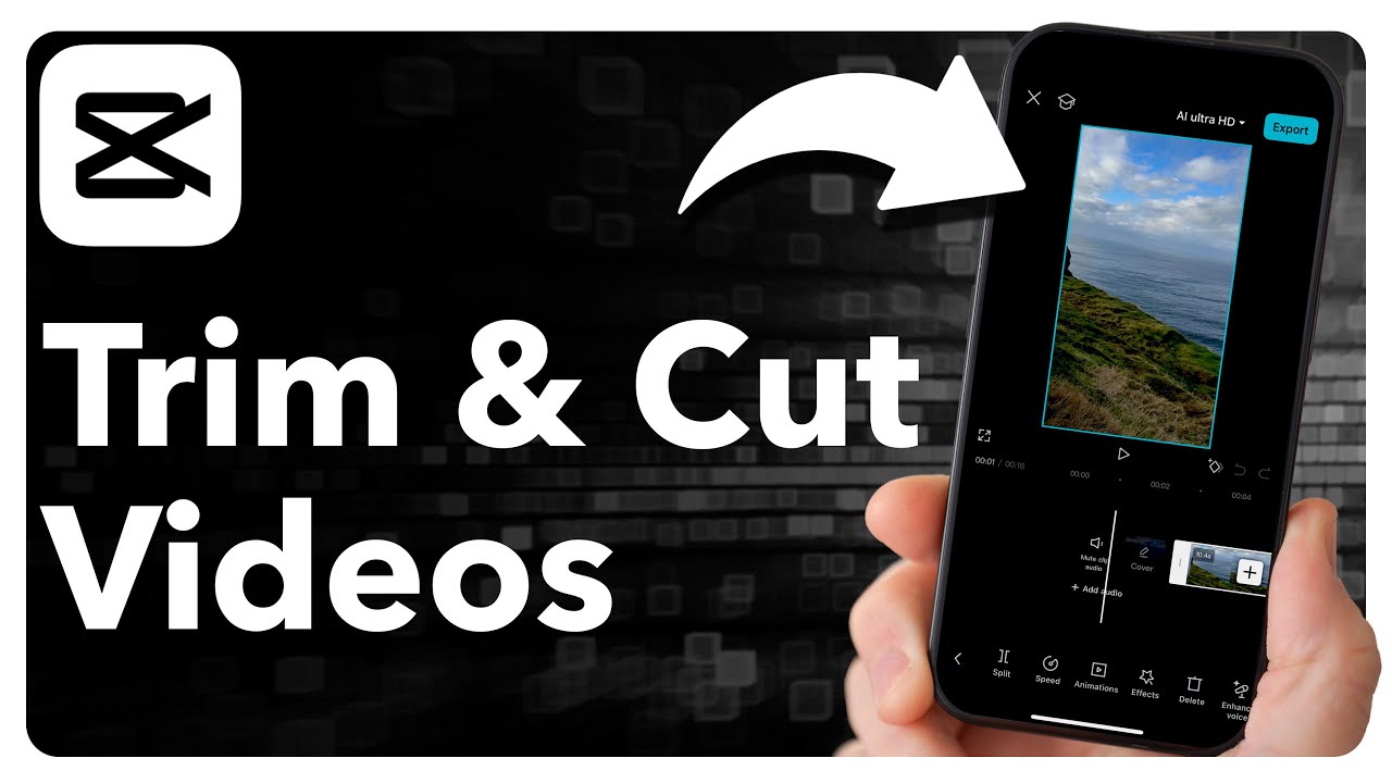 How To Trim And Cut A Video In CapCut Mobile - YouTube