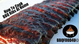 How to cook easy fall off the bones BBQ ribs - BBQFOOD4U