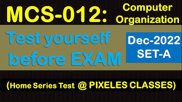 MCS-012: mcs12 | mcs012 |mcs-012 | computer organization | important question