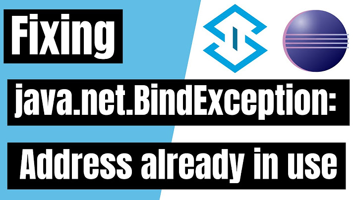 Fix "java.net.BindException: Address already in use" Error inside Anypoint Studio/Eclipse