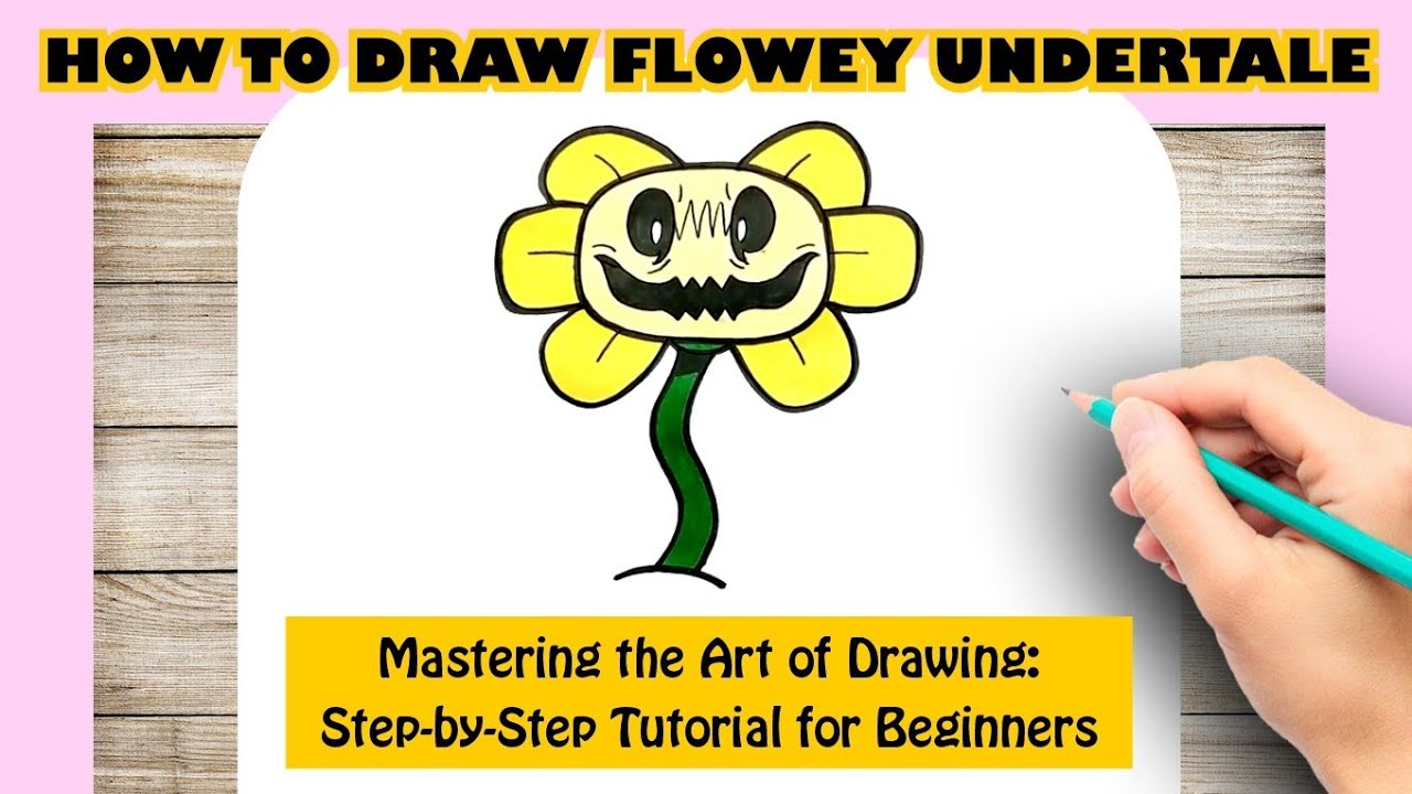 How to Draw Flowey  Undertale 