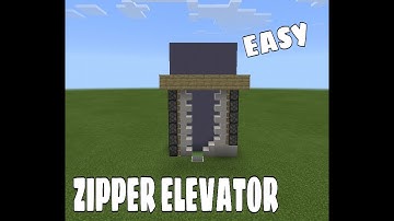 Minecraft 1.16.20 ZIPPER ELEVATOR Tutorial (Super Easy)