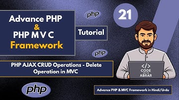 PHP AJAX CRUD Tutorial | Delete Operation in MVC | Delete Data from MySQL using AJAX