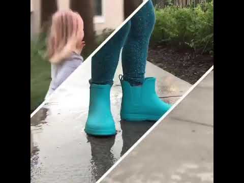 Rainy Day Fun with Totes Cirrus Rainboots - YouTube