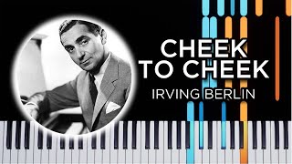 Cheek to Cheek - Jazz piano solo tutorial chords