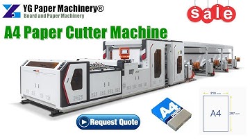 Fully Automatic A4 Paper Cutter Machine | A4 Paper Packing Machine Price
