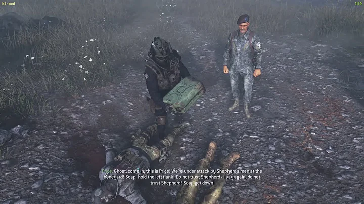 MW2CR - Ghost and Roach death scene with noclip