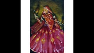 Ghoomar : Traditional dance | painting | Artist Shivangi Singh #2