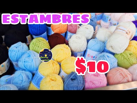 SE VAN DE A $10: FINOS ESTAMBRES PARA TEJER ROPA, GORROS, BUFANDAS, HILOS Y MUCHO MÁS