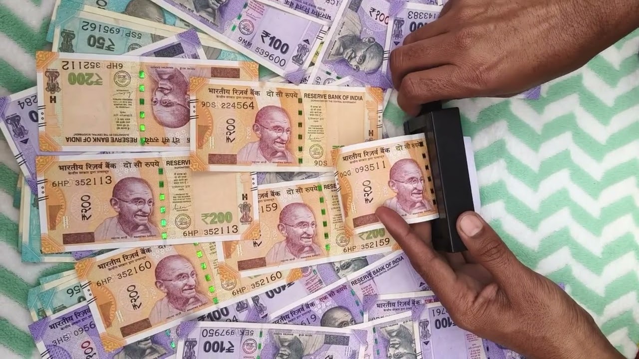 New Collection Note Print Machine 200/ only 2