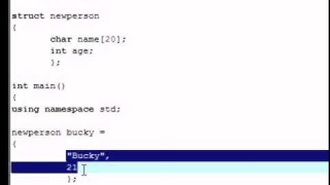 C++   Tutorial - 22 - Structures.flv