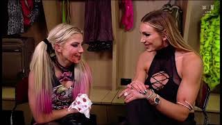 Smackdown Alexa Bliss & Charlotte Flair Backstage 72525