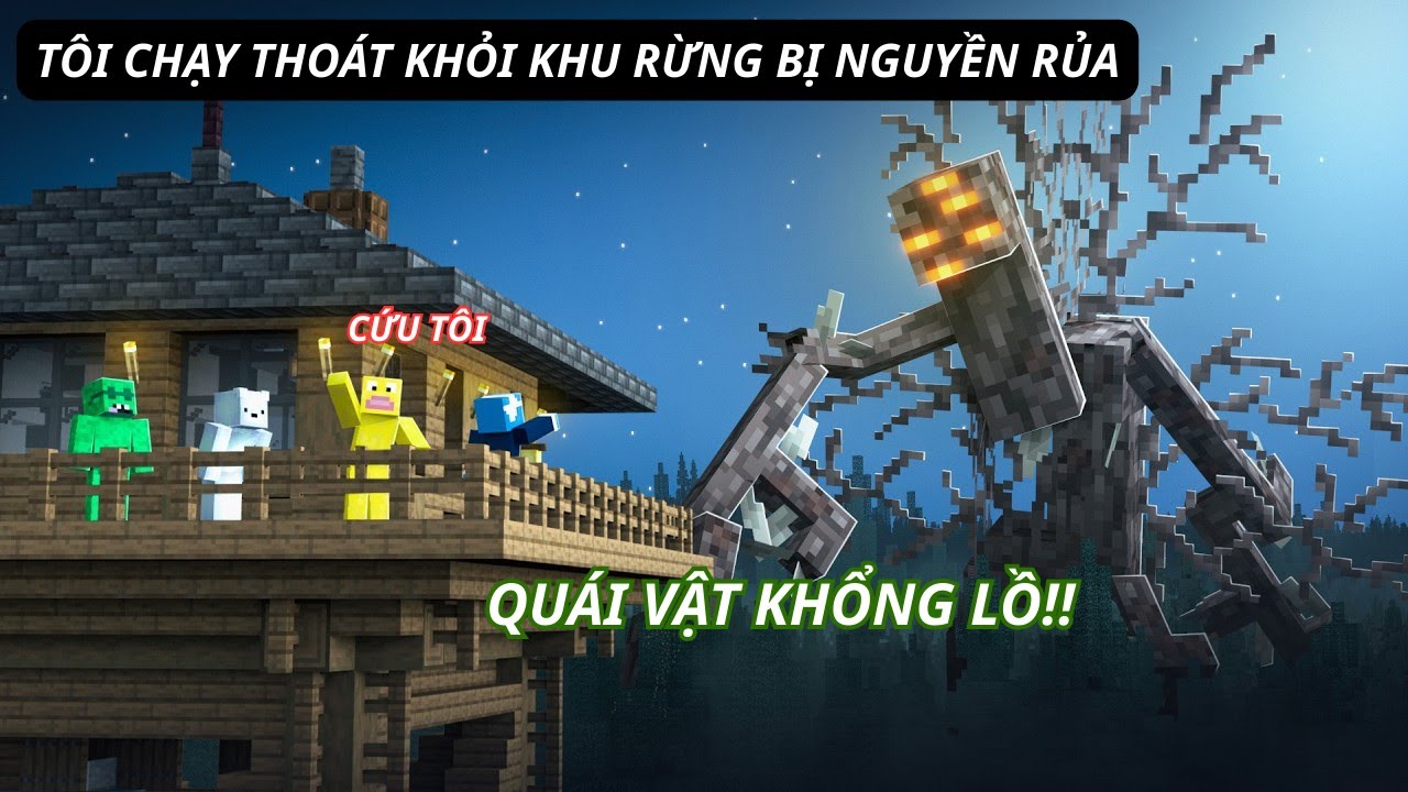Chúng tôi bị lạc trong một khu rừng bị nguyền rủa trong Minecraft ...