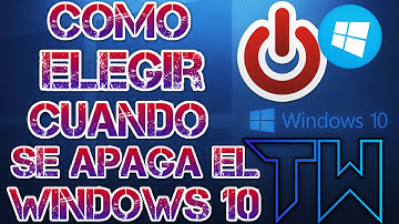 Como apagar la Pc automáticamente Windows 10 [HD]